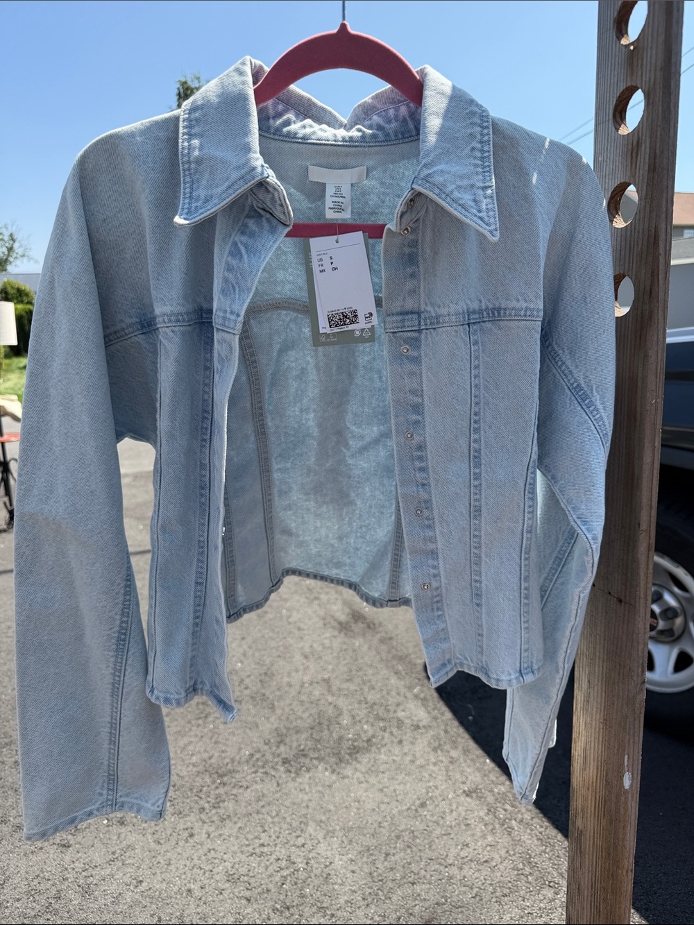 H&M Light Blue Denim Jacket - Picture 1 of 4
